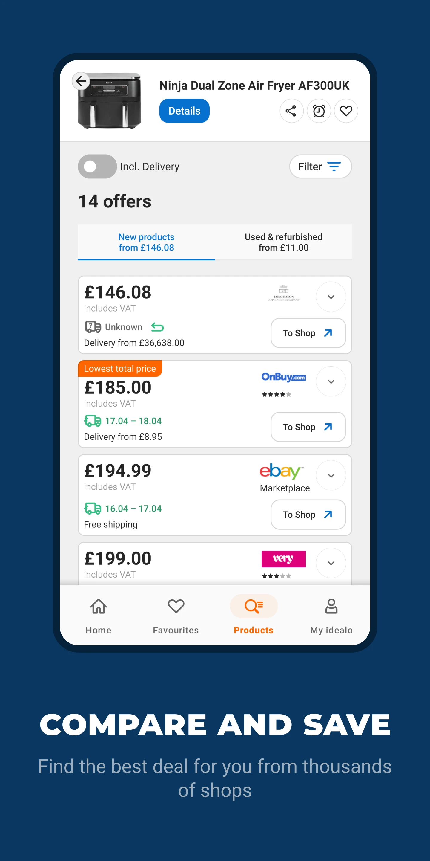 idealo: Price Comparison App screenshot